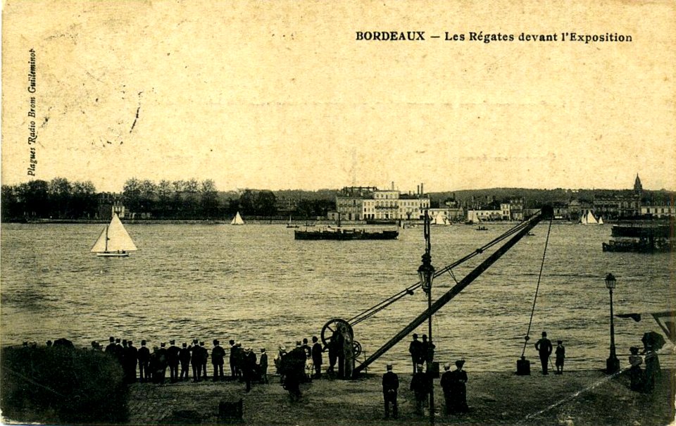 Bordeaux exposition-maritime 1907 vue-des-quais 6