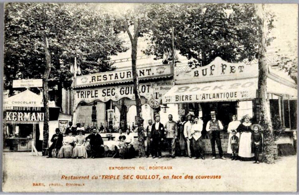 Bordeaux exposition-maritime 1907Kiosque Triple-sec