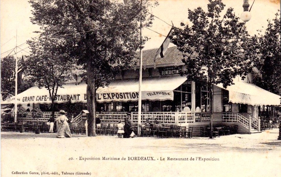 Bordeaux exposition-maritime 1907 Restaurant de l'exposition