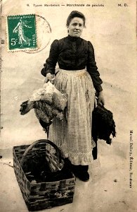 Bordeaux - Types bordelais 9 - Marchande de poulets