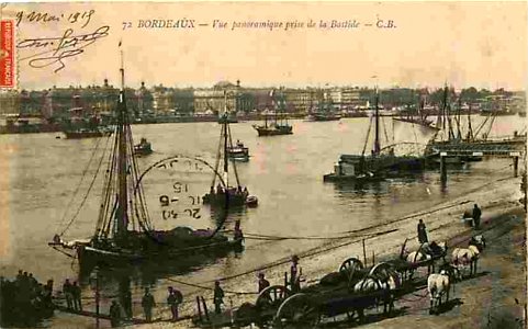 Bordeaux - vue de la Bastide (C.B.) photo