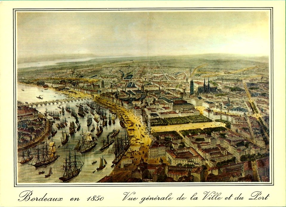Bordeaux - vue générale de la ville 1