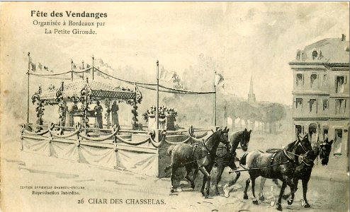 Bordeaux fête-des-vendanges 26 Char des Chasselas