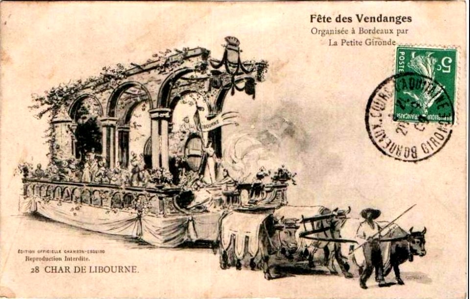 Bordeaux fête-des-vendanges 28 Char de Libournee
