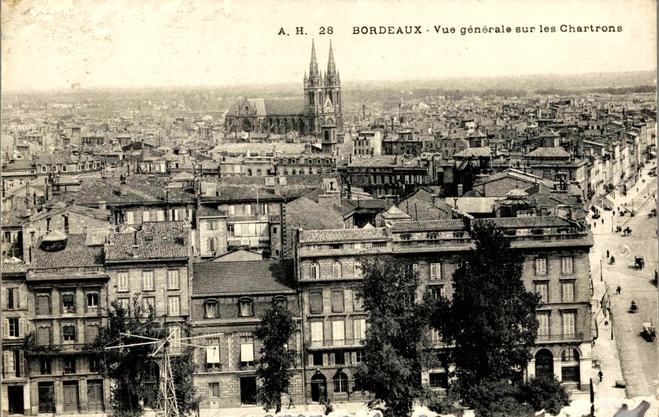Bordeaux - Vue générale sur les Chartrons