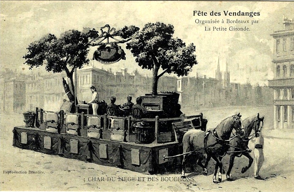 Bordeaux fête-des-vendanges 3 Char du Liège et des bouchons