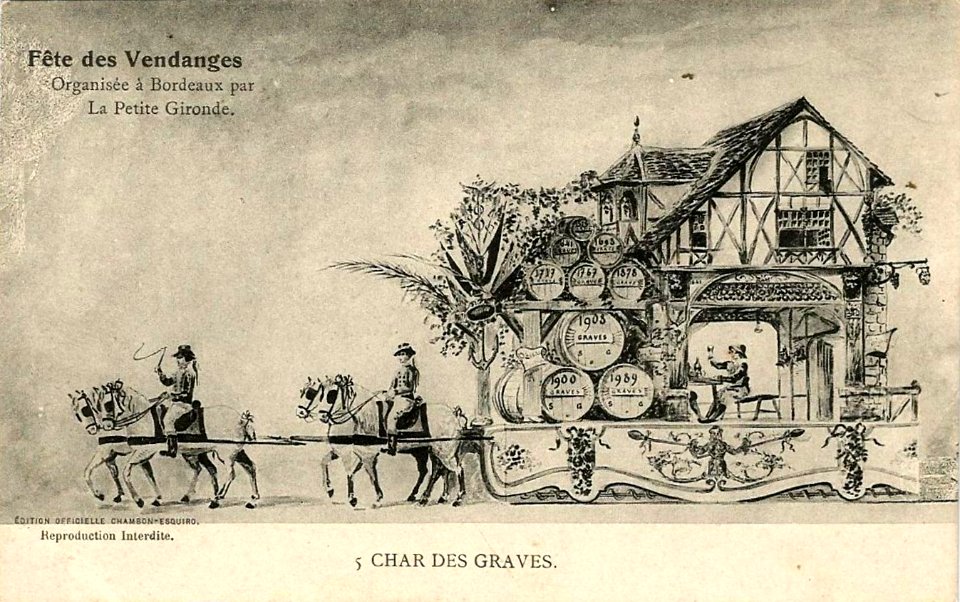 Bordeaux fête-des-vendanges 5 Char du Graves