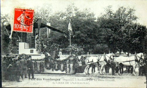 Bordeaux fête-des-vendanges 62 Char de l'Armagnac