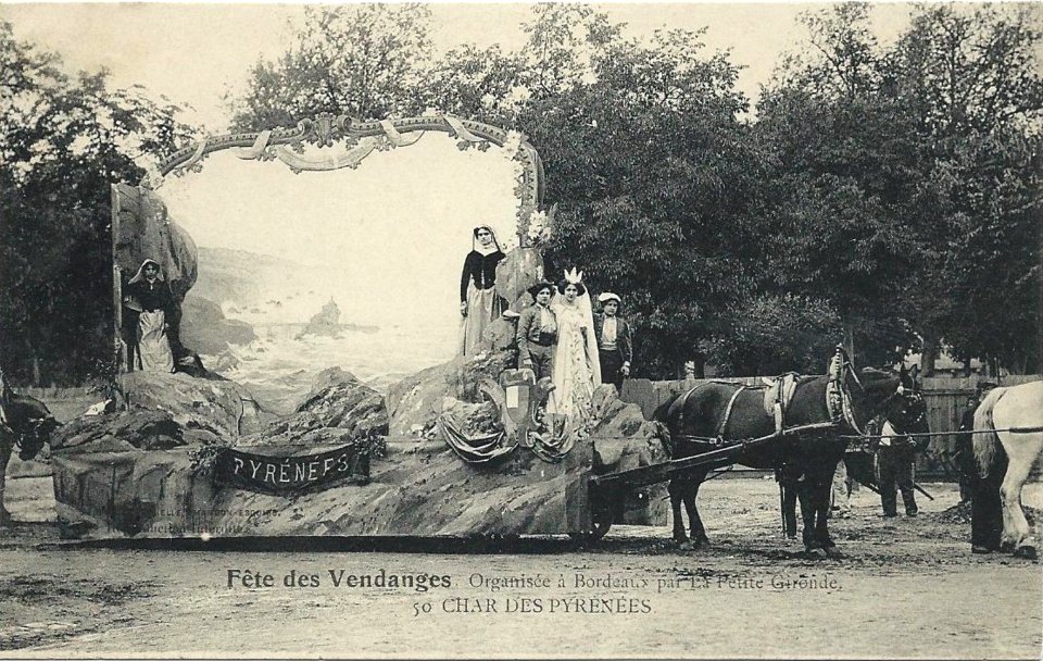Bordeaux fête-des-vendanges 50 Char des Pyrénérs