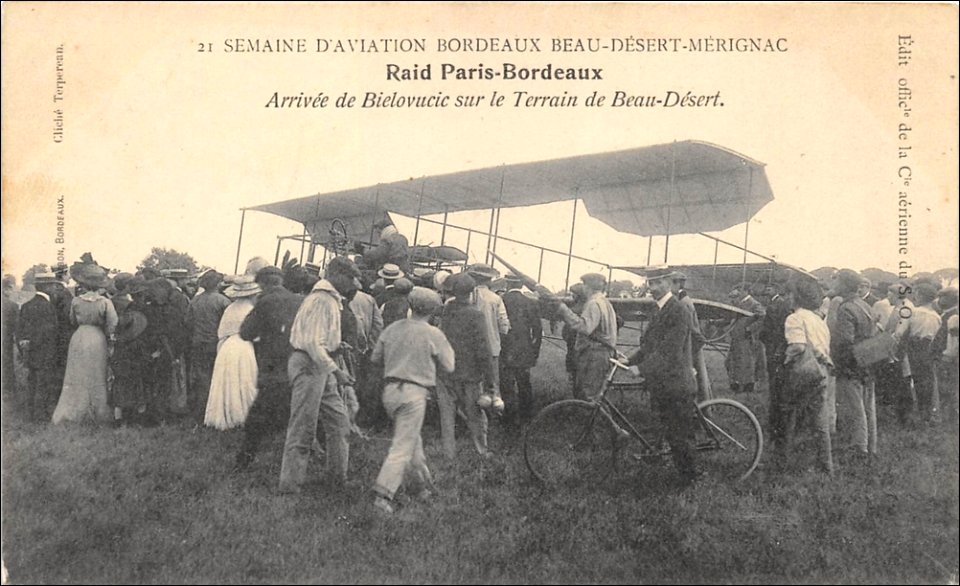 Bordeaux Beau-desert-Mérignac semaine d'aviation sept 1910 14a