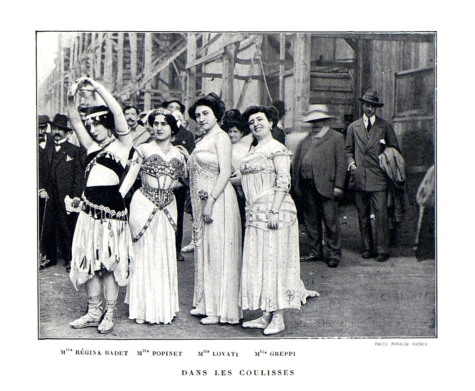 Bordeaux fête-des-vendanges Bacchus triomphant (Mlles Badet, Popinet, Lovati, Greppi)