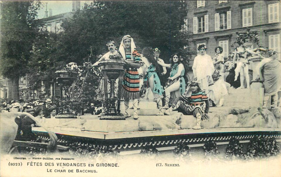 Bordeaux fête-des-vendanges Char de Bacchus