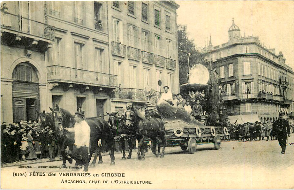 Bordeaux fête-des-vendanges Char de l'ostréiculture