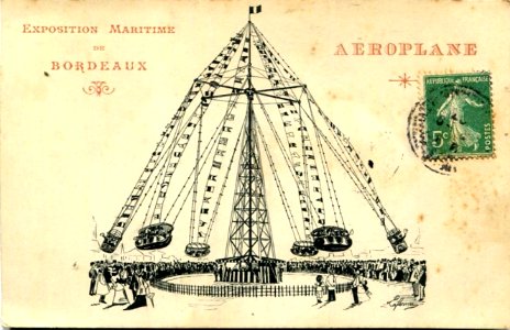 Bordeaux exposition-maritime 1907 Aéroplane 2
