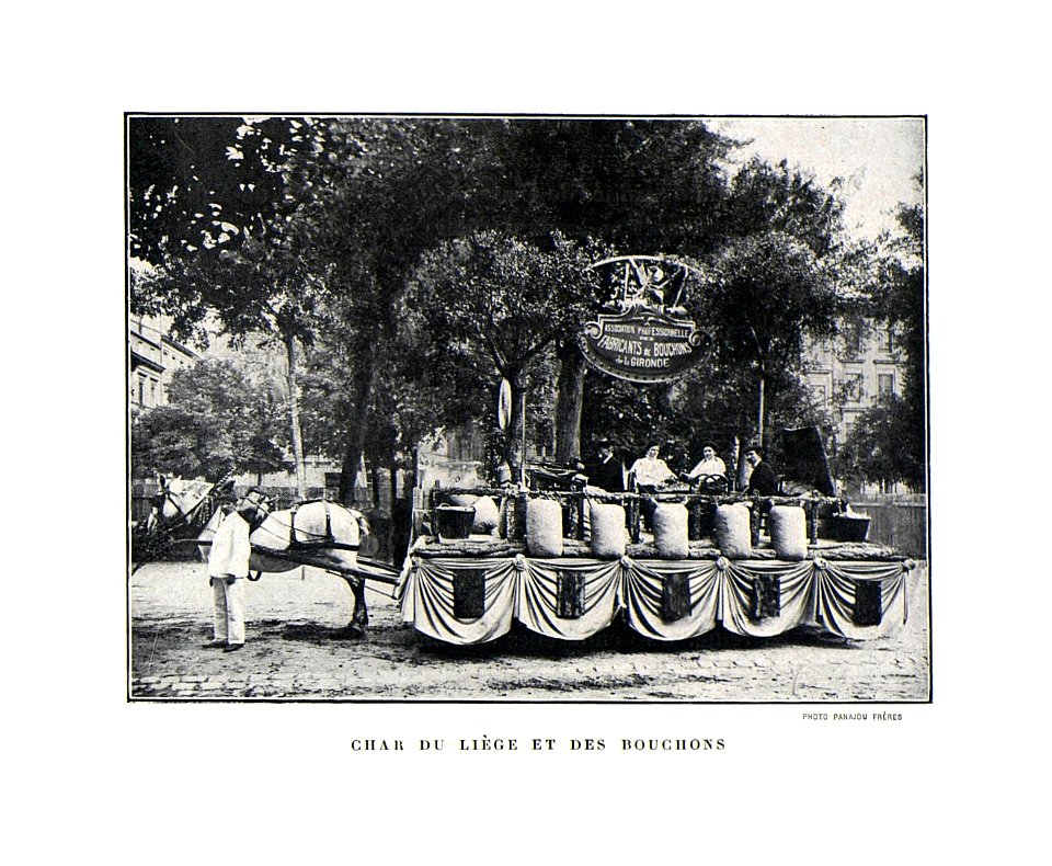 Bordeaux fête-des-vendanges Char du Liège et des bouchons b