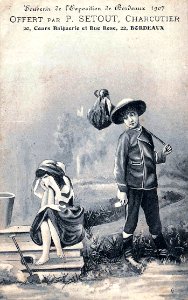 Bordeaux exposition-maritime 1907 carte souvenir 5