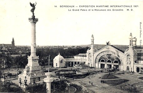 Bordeaux exposition-maritime 1907 Grand Palais entrée 11