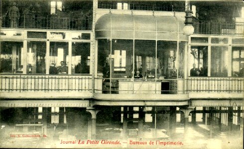 Bordeaux journal la Petite-Gironde Bureaux de l'imprimerie