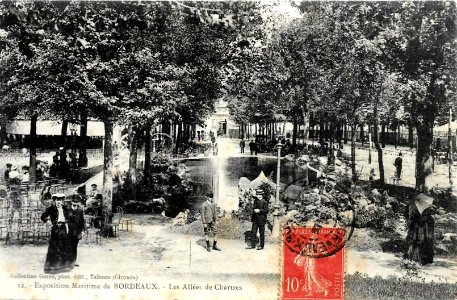 Bordeaux exposition-maritime 1907 les allées de Chartres 2