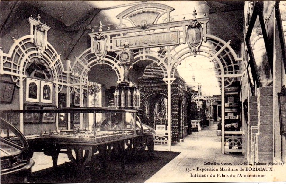 Bordeaux exposition-maritime 1907 Palais de l'Alimentation 1