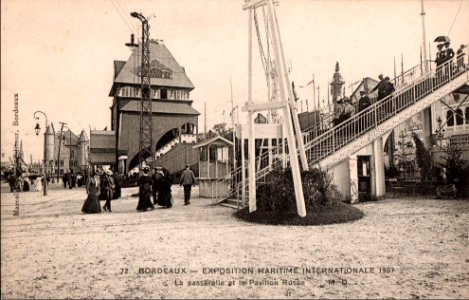 Bordeaux Exposition-Maritime 1907 Passerelle 3