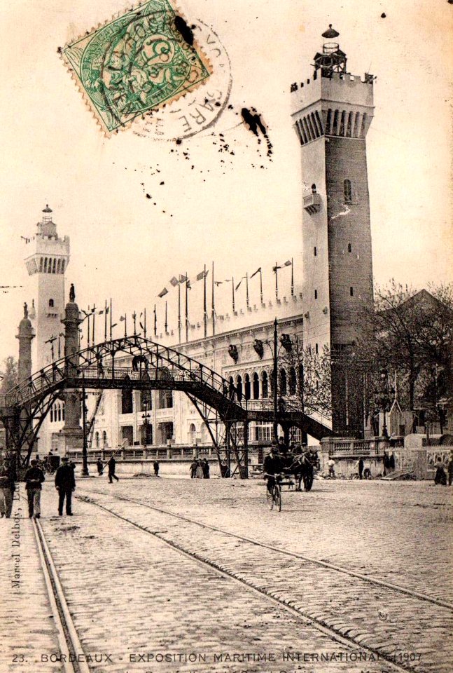 Bordeaux Exposition-Maritime 1907 Passerelle 8