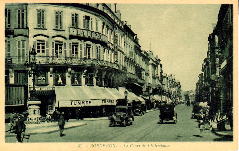 Bordeaux le cours de l'Intendance 1