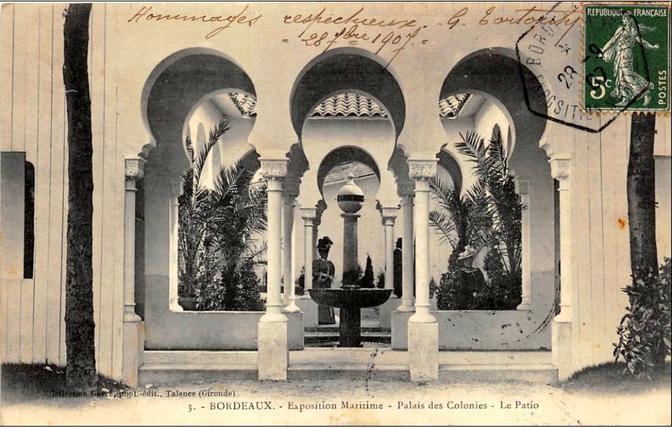 Bordeaux exposition-maritime 1907 pavillon des colonies 6