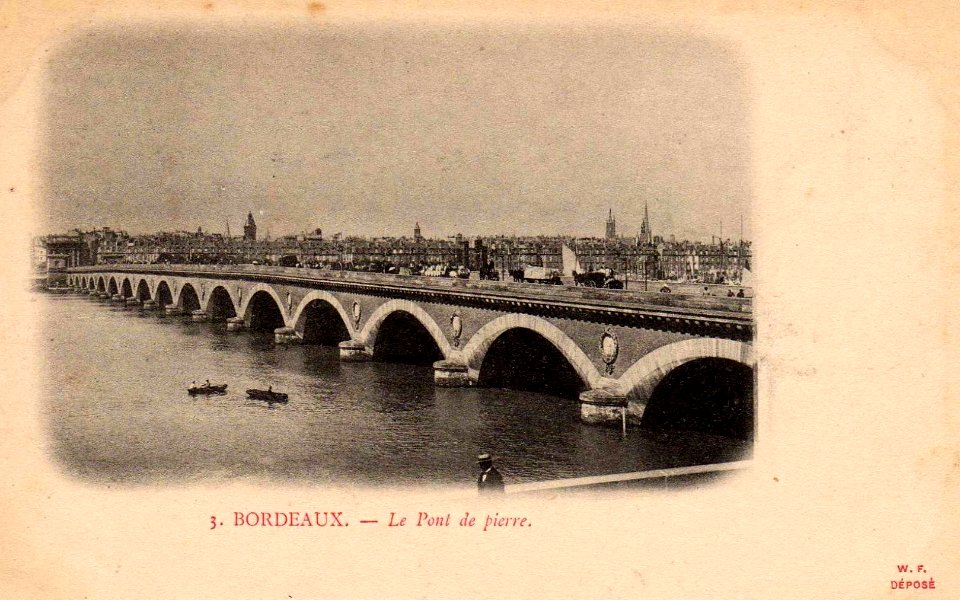 Bordeaux le pont-de-pierre 8