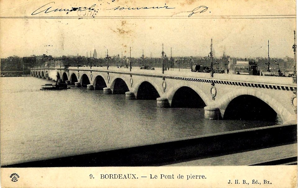 Bordeaux le pont-de-pierre 9