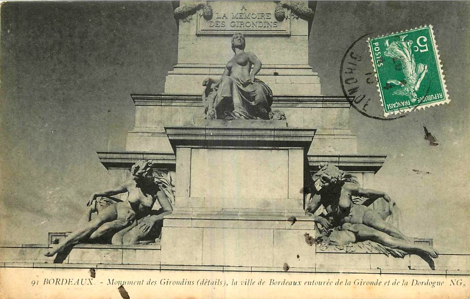 Bordeaux monuments aux girondins (détail) 1