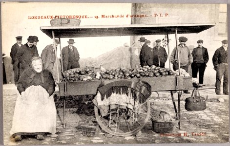 Bordeaux Pittoresque 13 - Marchande d'oranges