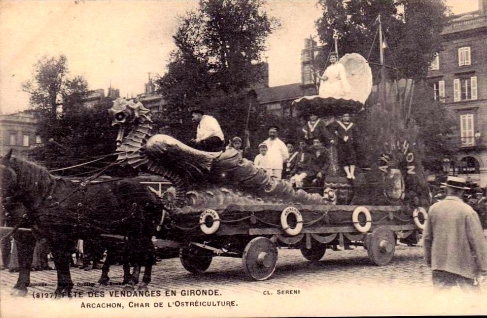 Bordeaux fête-des-vendanges Char d'Arcachon d