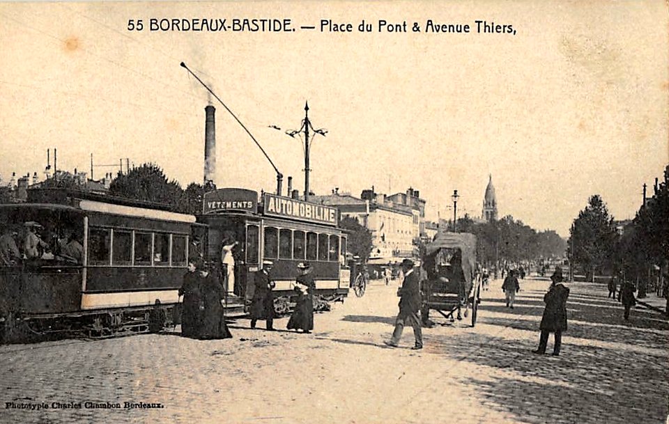 Bordeaux-Bastide - place du pont (Ch. Chambon)