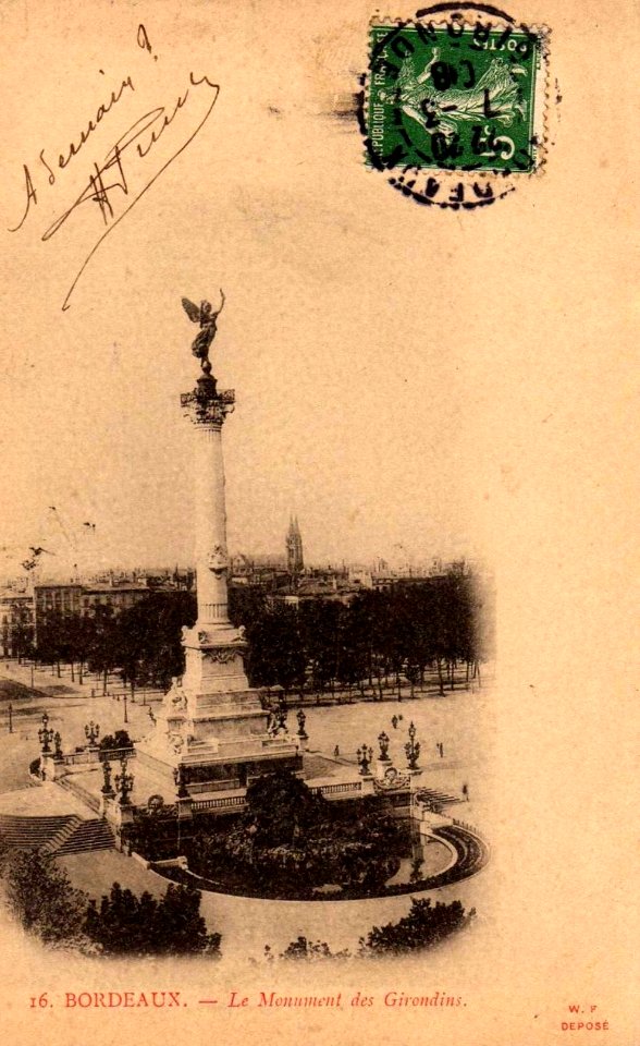 Bordeaux monuments aux girondins 1