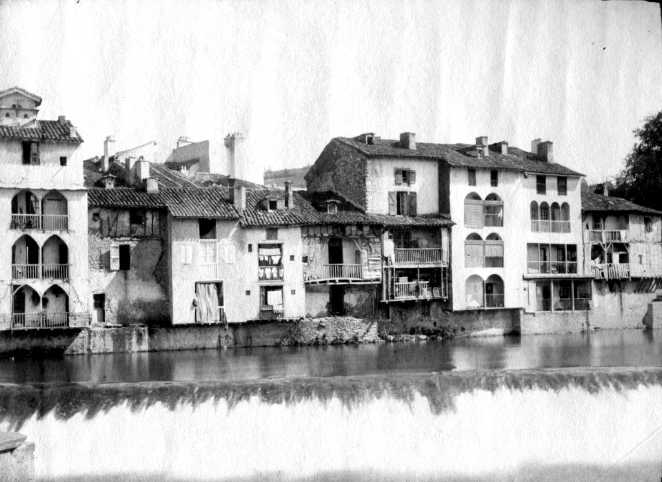 Bords de la rivière, (Congrès géologique), Saint-Girons, septembre 1882
