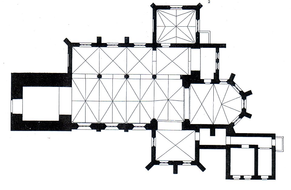 Stiftskirche Borghorst Grundriss 1889