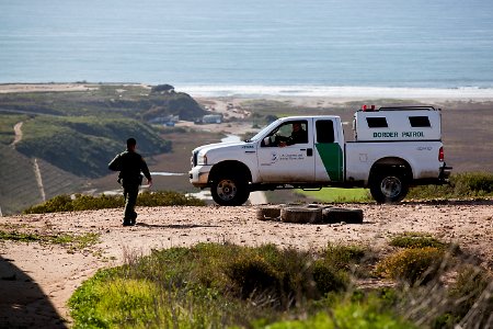 Border Patrol Agents Patrol San Diego Border Sector photo