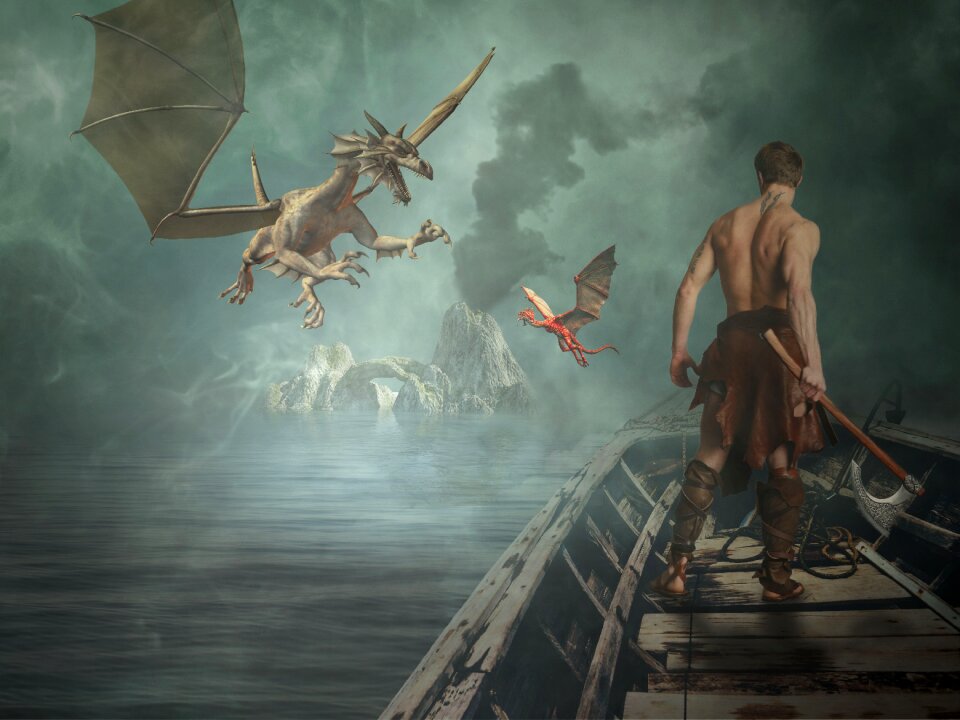 Ship dragons courage