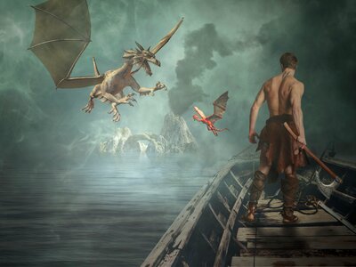 Ship dragons courage