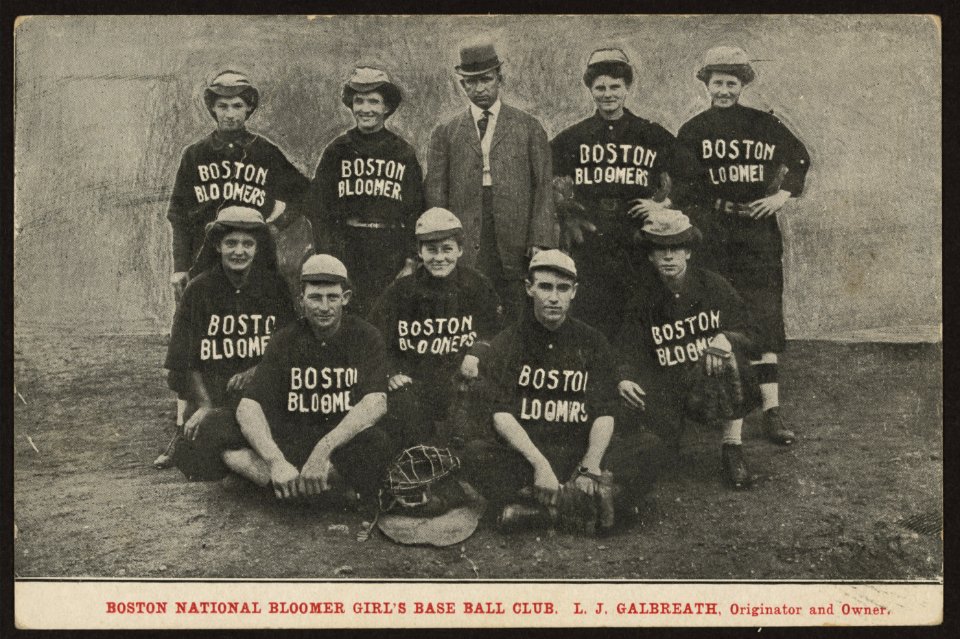 Boston national bloomer girl's base ball club, L.J. Galbreath, originator and owner LCCN2008677285