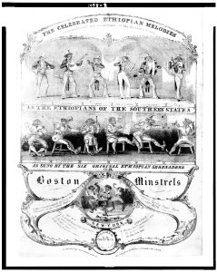 Boston minstrels. The celebrated Ethiopian melodies ... LCCN94502276