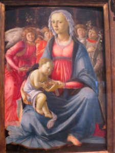 Boticelli Vierge Anges