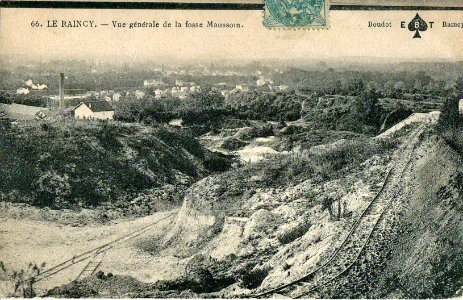 Boudot 66 - Le raincy - Vue générale de la fosse Maussoin
