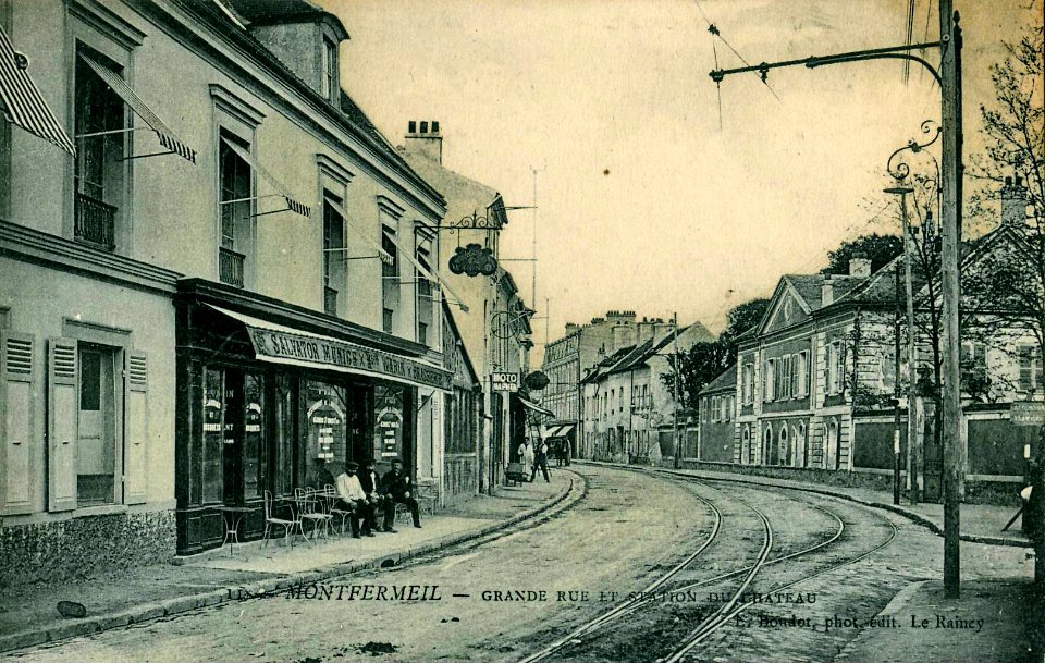 Boudot 11 - MONTFERMEIL - Grande Rue et station du Chateau