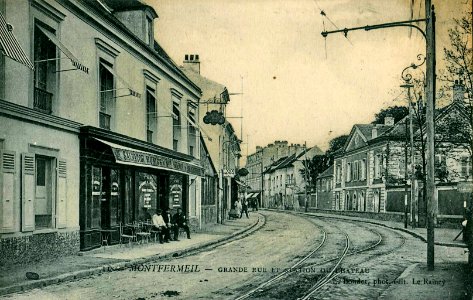 Boudot 11 - MONTFERMEIL - Grande Rue et station du Chateau