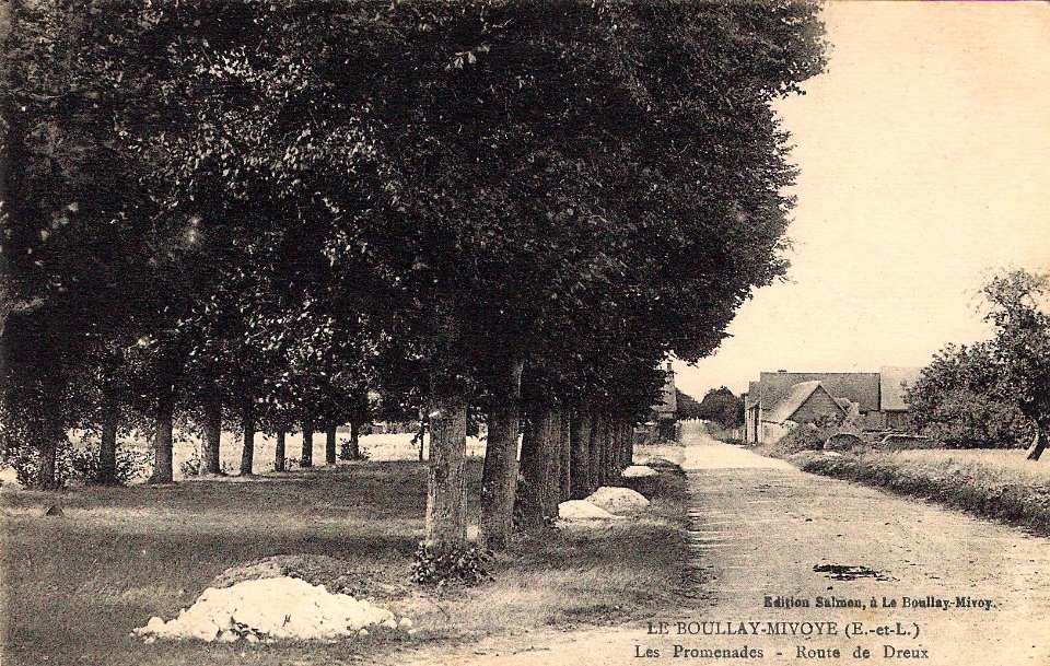 Boullay-Mivoye Les promenades Route de Dreux CO Hélène Eure-et-Loir (France)