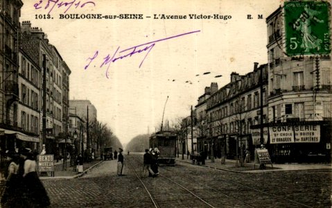Boulogne-sur-Seine.Avenue Victor-Hugo
