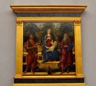 Boticelli, Madonna Bardi, 1484-85, Gemaldegalerie, Berlin (2) (28423617399)