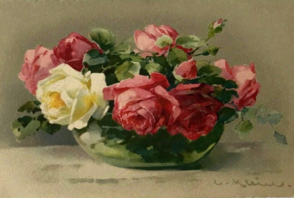 Bouquet de roses Klein